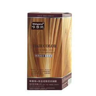 俪缇唯雅纳生态花粉染发霜 植物栗棕染发剂染发膏  酒红黑色染膏