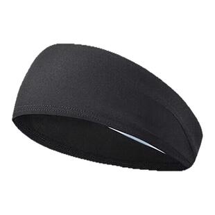 运动健身跑步吸汗宽边止汗头巾防风偏头痛瑜伽束发带额头防晒神器