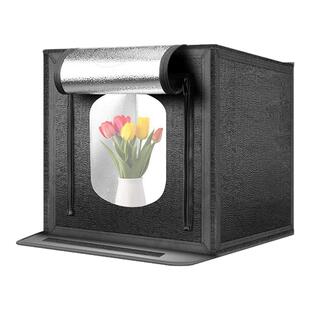 NEEWER纽尔摄影棚小型拍照灯箱静物拍摄设备产品道具背景箱折叠无影棚专业灯光室内饰品拍摄台柔光摄影箱LP60