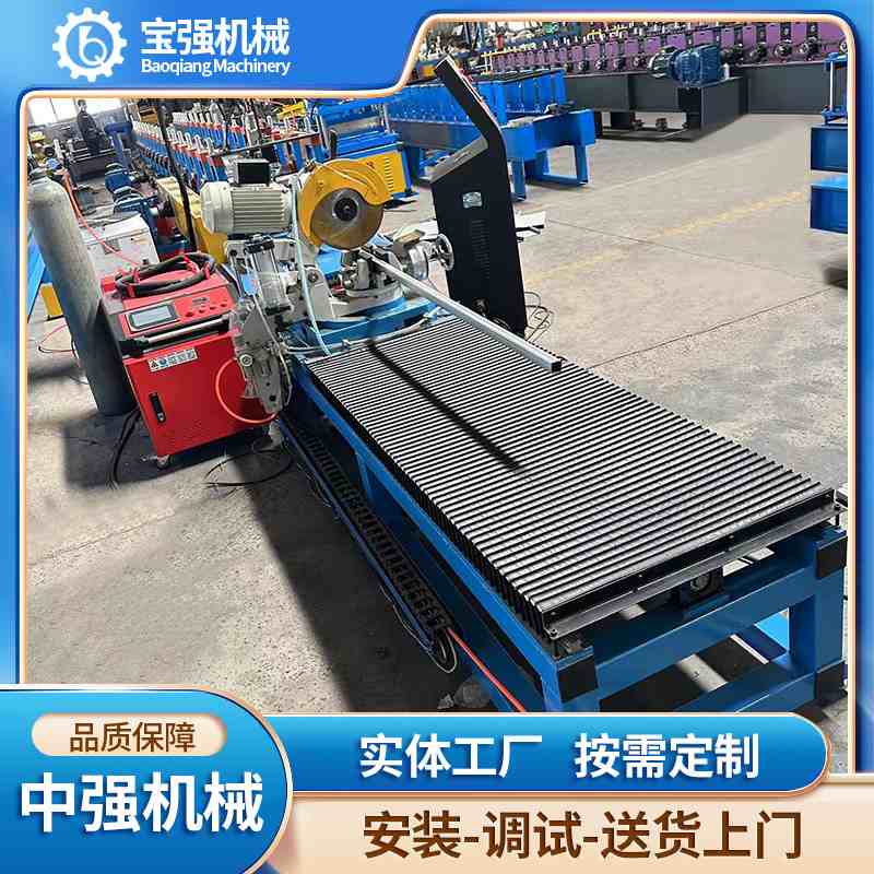 定制全自动方管机焊接式方管成型机压瓦机厂家带打孔方管机设备