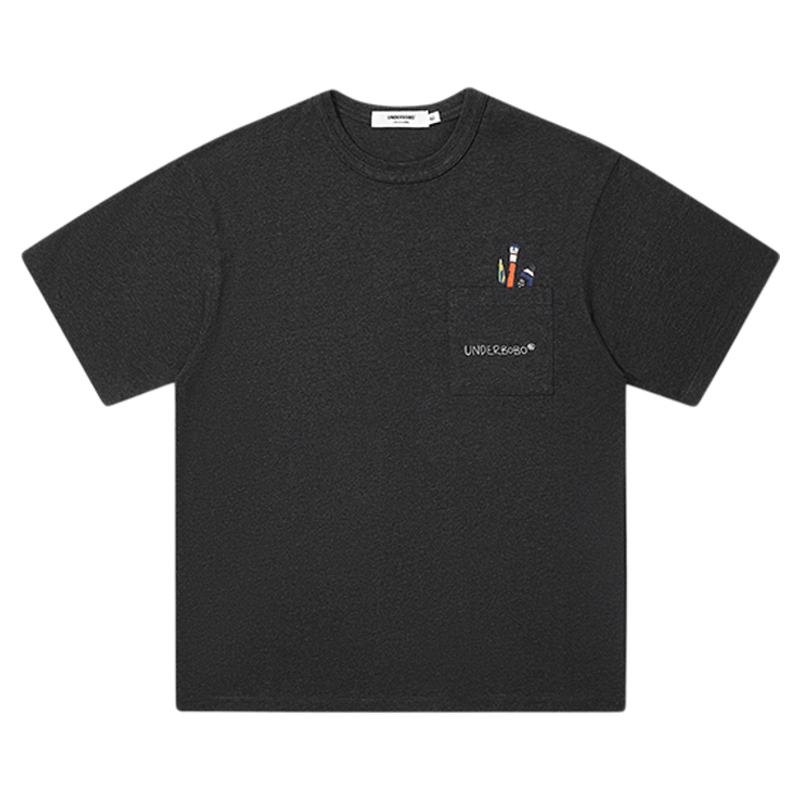 BOBO画家系列短袖T恤男女同款 25春夏季简约休闲通勤情侣上衣内搭