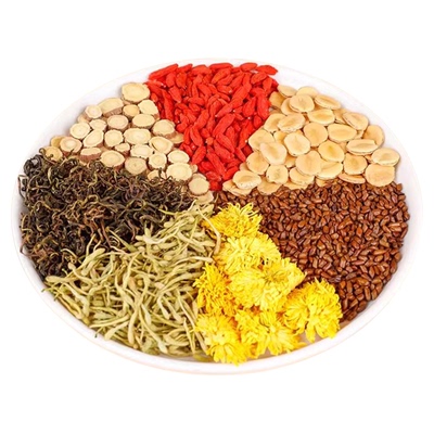 罗汉果菊花枸杞决明子茶金银花护蒲公英肝养生茶茶包清热肺咳去火