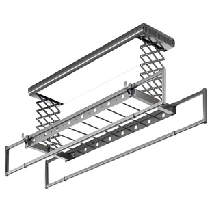 盼盼雅时光电动晾衣架全屏照明升降遥控多功能风干烘干杀菌语音