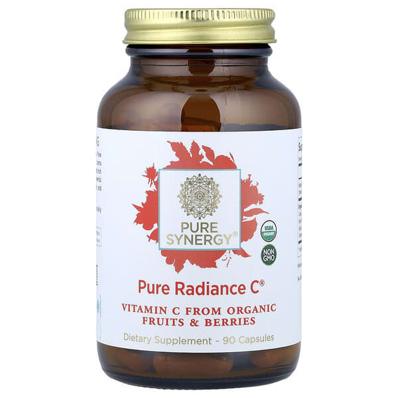 Pure Synergy天然维生素C90粒野生浆果免疫力有机果萃活力维c