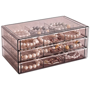 手串收纳盒抽屉式多层防尘高级整理首饰品文玩水晶手镯手链展示柜