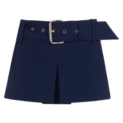 ChicChick藏蓝腰带裙裤