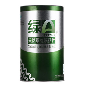 送10袋绿A天然螺旋藻精片600粒官方正品云南丽江程海湖碱性营养
