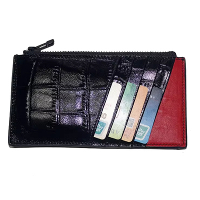 头层羊皮时尚风多卡位驾驶证包