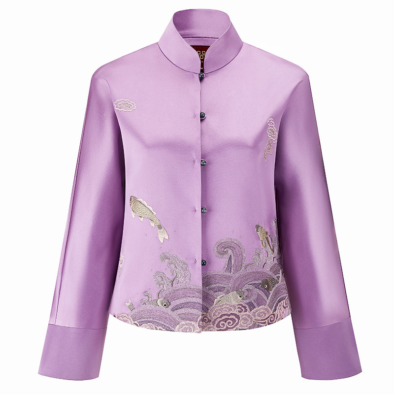 品尚华服手工刺绣短外套