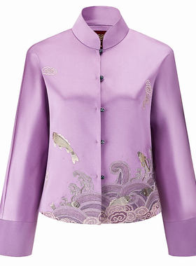 品尚华服手工刺绣短外套