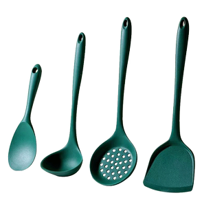 硅胶铲不粘锅专用锅铲耐高温硅胶铲套装家用炒菜铲子汤勺漏勺饭勺