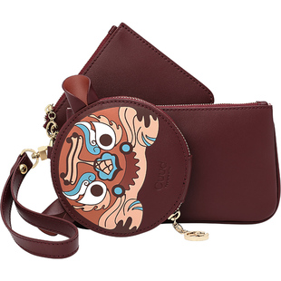 【新年礼物】古伊西2026生肖款牛皮三合一多用包手拿零钱包潮