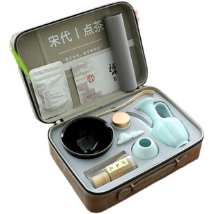 宋代点茶套装茶艺教学茶具点茶工具点茶粉全套茶百戏工具七汤点茶