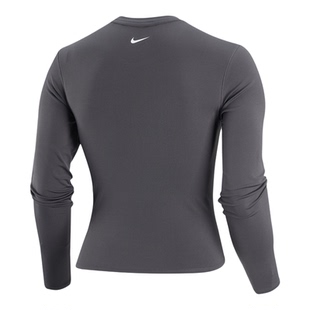 NIKE耐克女子运动服健身训练服上衣瑜伽服休闲长袖T恤IQ0837-036
