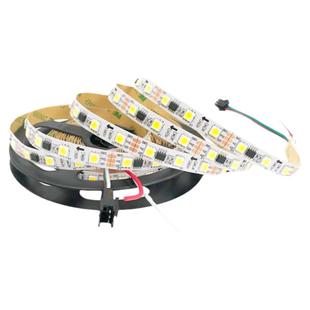 WS2811白光跑马灯带12V可编程LED单色暖白光中性光流星流水软灯条