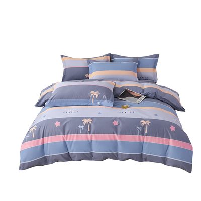 棉被套学生宿舍格子被罩儿童全棉