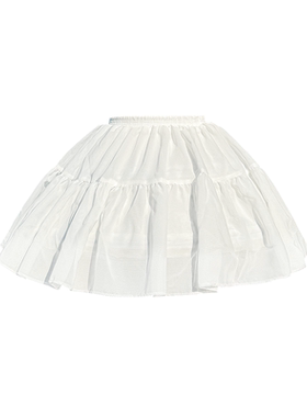 裙撑Lolita35cm鱼骨暴力日常撑狗短鱼骨撑打歌服背带撑洛丽塔裙撑