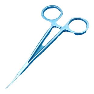 医用微血管止血钳血管钳直头弯头全齿血管钳手术器械不锈钢钛合金