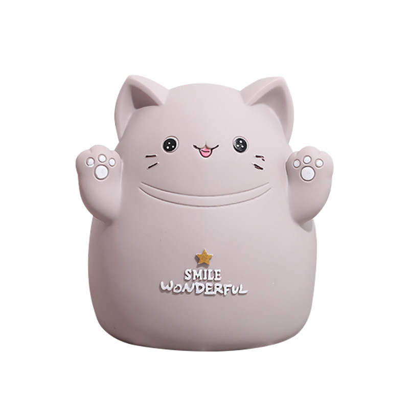 卡通创意可爱生肖猫咪小狗网红存钱罐只进不出儿童储蓄钱罐耐防摔