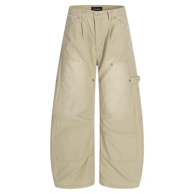 INKNOTS水洗做旧伐木工装牛仔裤