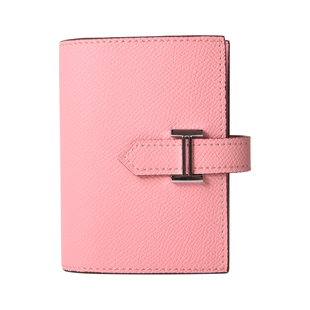 高端小钱包女士真皮名片卡包零钱包2026新款精致H家牛皮收纳小包