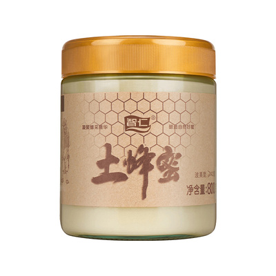 智仁土蜂蜜结晶雪蜜百花蜜瓶装