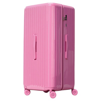 达芙妮樱花粉硬壳大容量行李箱