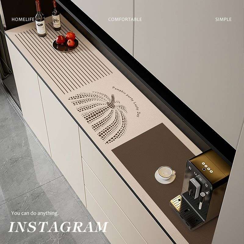 轻奢高级感电视柜餐玄关台面垫桌布鞋柜茶桌脏垫子柜柜保护边防垫