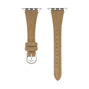 iserisewatch适用于iwatchs11表带小众毛呢apple watch10/se高级感新款女个性41mm苹果智能手表7皮质秋冬ins