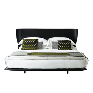 2026年新款alys悬浮真皮床主卧室大床高端大气1米8双人床2米x2米2