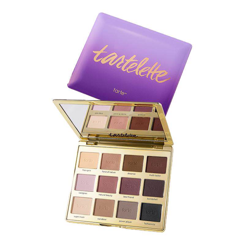 Tarte眼影盘二代12色绽放哑光焦糖眼影大地色不飞粉秋冬日常百搭