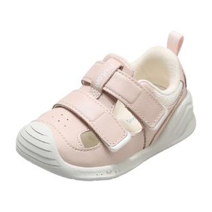 牧童宝宝学步鞋春秋女童软底学步机能鞋婴儿学走路鞋子男童皮面鞋