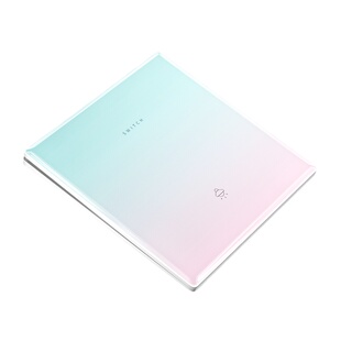 国际电工超薄86型钢化玻璃开关粉青渐变镜面暗装家用五孔插座面板