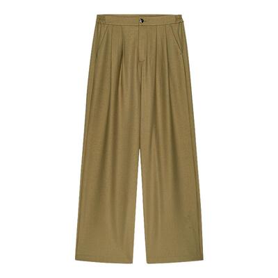 廓形休闲裤女西裤宽松直筒垂感