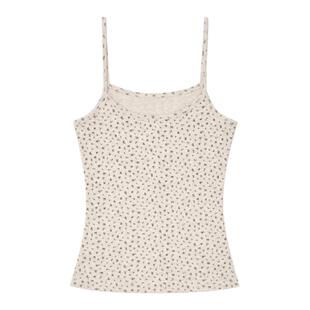 eihey诶嘿少女碎花甜美背心纯欲风印花吊带收腰显瘦单穿内搭上衣