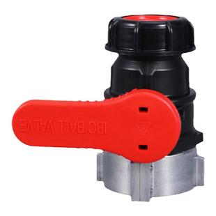 ibc阀门吨桶配件40/50开关下水口放料口蝶阀耐酸碱耐腐蚀方桶球阀