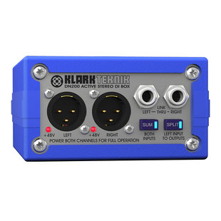 Klark Teknik KT DN100 DN200 乐器有源DI盒电木吉他单块效果器