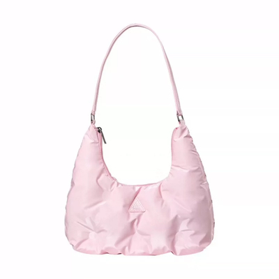 3ce腋下嘭嘭包新款粉色羽绒包