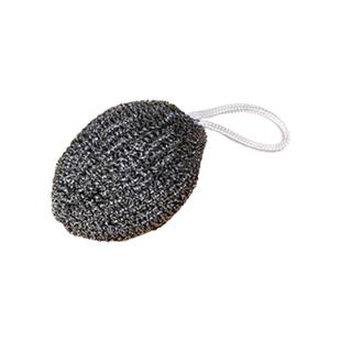 大号加密钢丝球带挂绳不锈钢百洁布厨房刷锅洗碗铁丝油污神器生锈