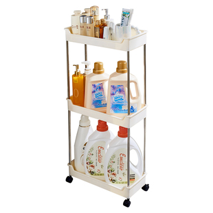 18cm浴室卫生间放洗衣液架子厕所冲凉房阳台夹缝隙收纳置物架落地