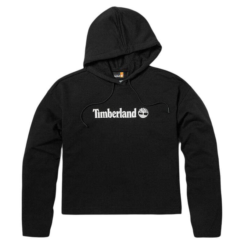 Timberland添柏岚户外女宽松休闲短版连帽套头衫运动卫衣A6AZ2