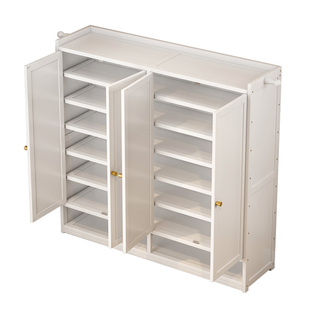 鞋柜家用门口新款2026爆款简易收纳室内好看多层防尘大容量鞋架子