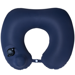 按压充气u型枕旅行便携枕头高铁飞机长途睡觉神器护颈枕脖枕u形枕