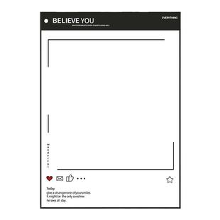 冰箱贴磁吸留言板可擦写磁力贴记事贴个性创意白板便利贴装饰日历