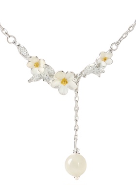 莫离S999纯银毛衣链女轻奢ins风