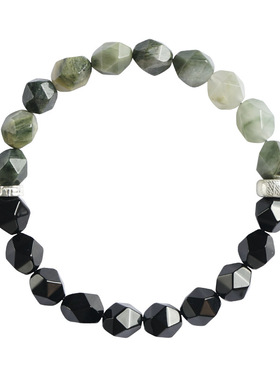 雀仔石黑玛瑙精致天然女生手链