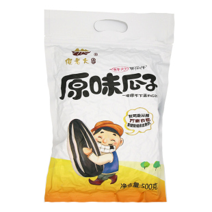 傻老大农庄瓜子新疆阿勒泰特产葵花籽休闲原味实惠大包装500g/袋