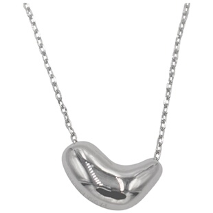 PAUSA ANN  经典小银豆项链925银镀白金小众吊坠