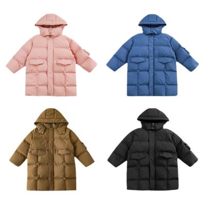 幼悠男童加长保暖羽绒服
