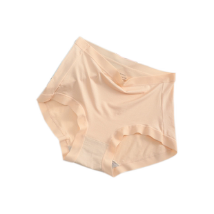 莫代尔内裤女生抗菌纯棉全棉裆无痕高腰舒适柔软透气包臀女三角裤